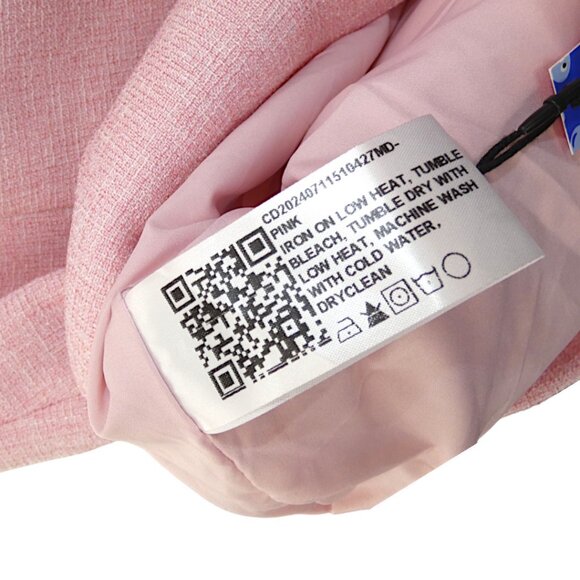 NWT Cider Pink Strapless Bow Mini Dress M Coquette Barbiecore Mean Girls - Picture 10 of 13